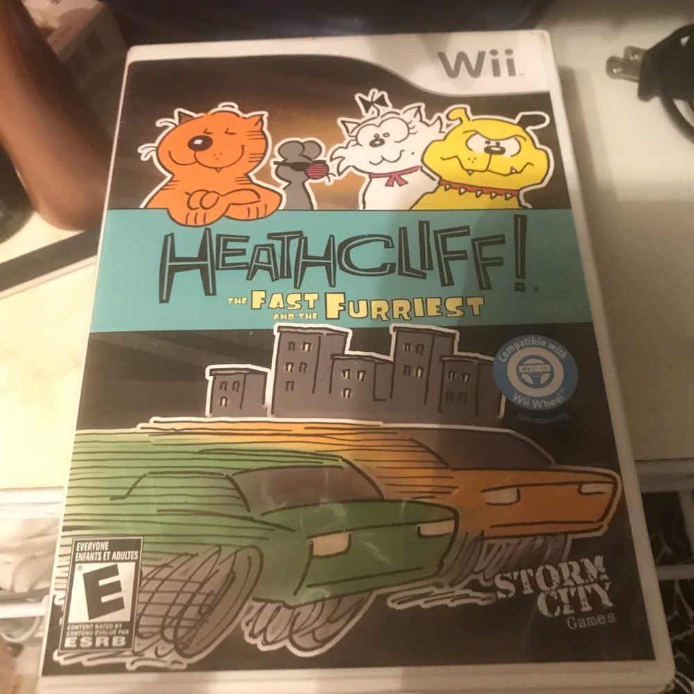 Wii Game Heathcliff Fast and Furriest